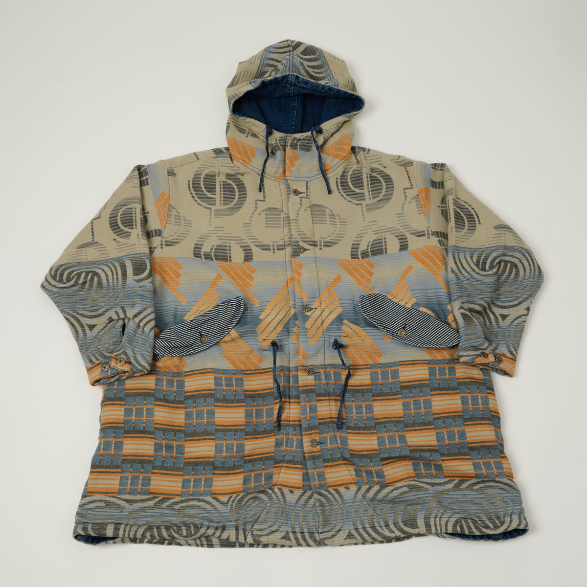 Monitaly 'Beacon' Czech Military Coat - Blue