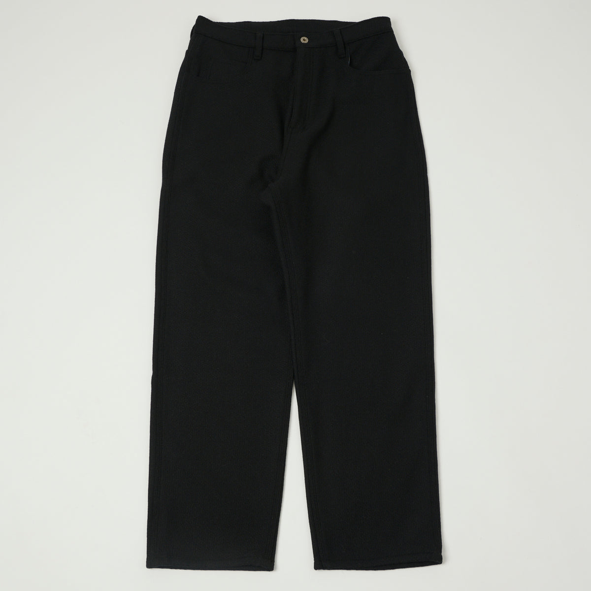 Monitaly Drop Crotch Five Pocket Pants - Vicente Black
