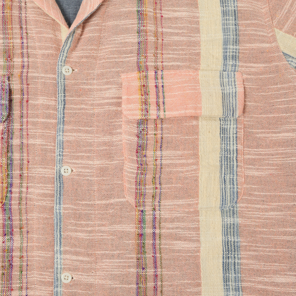 Monitaly 'Milano' 1950s Beach Shirt - Pink