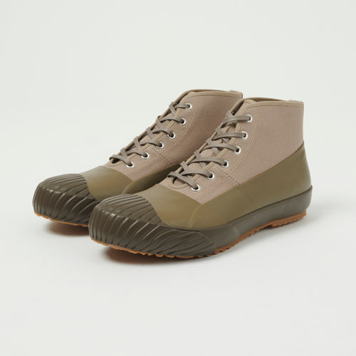 Moonstar 'Alweather' Rubber Covered Hi-Top Sneaker - Grege