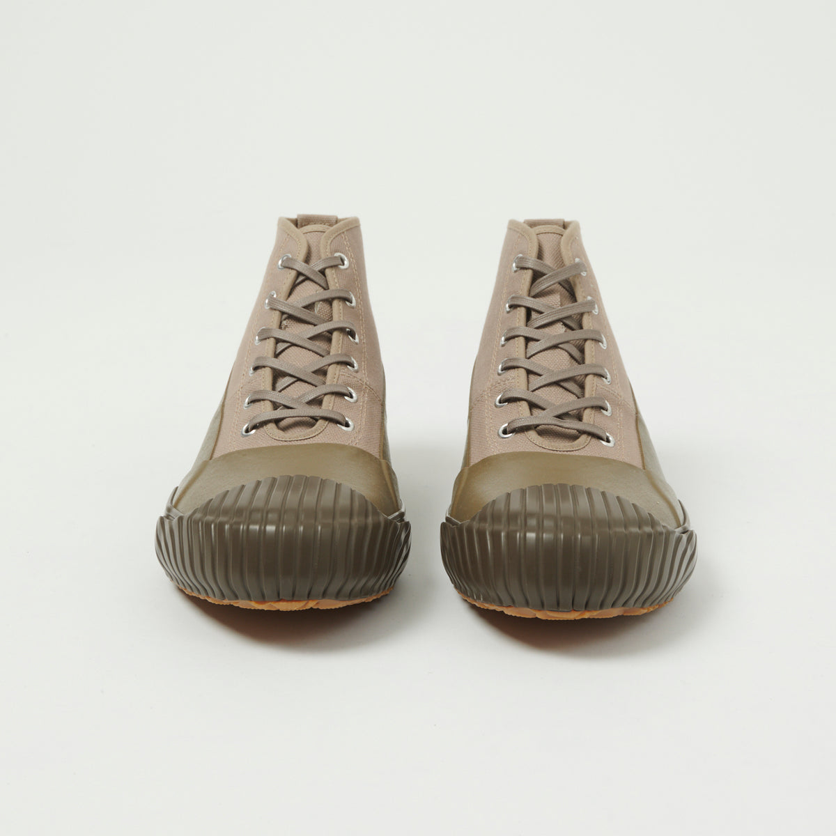 Moonstar 'Alweather' Rubber Covered Hi-Top Sneaker - Grege