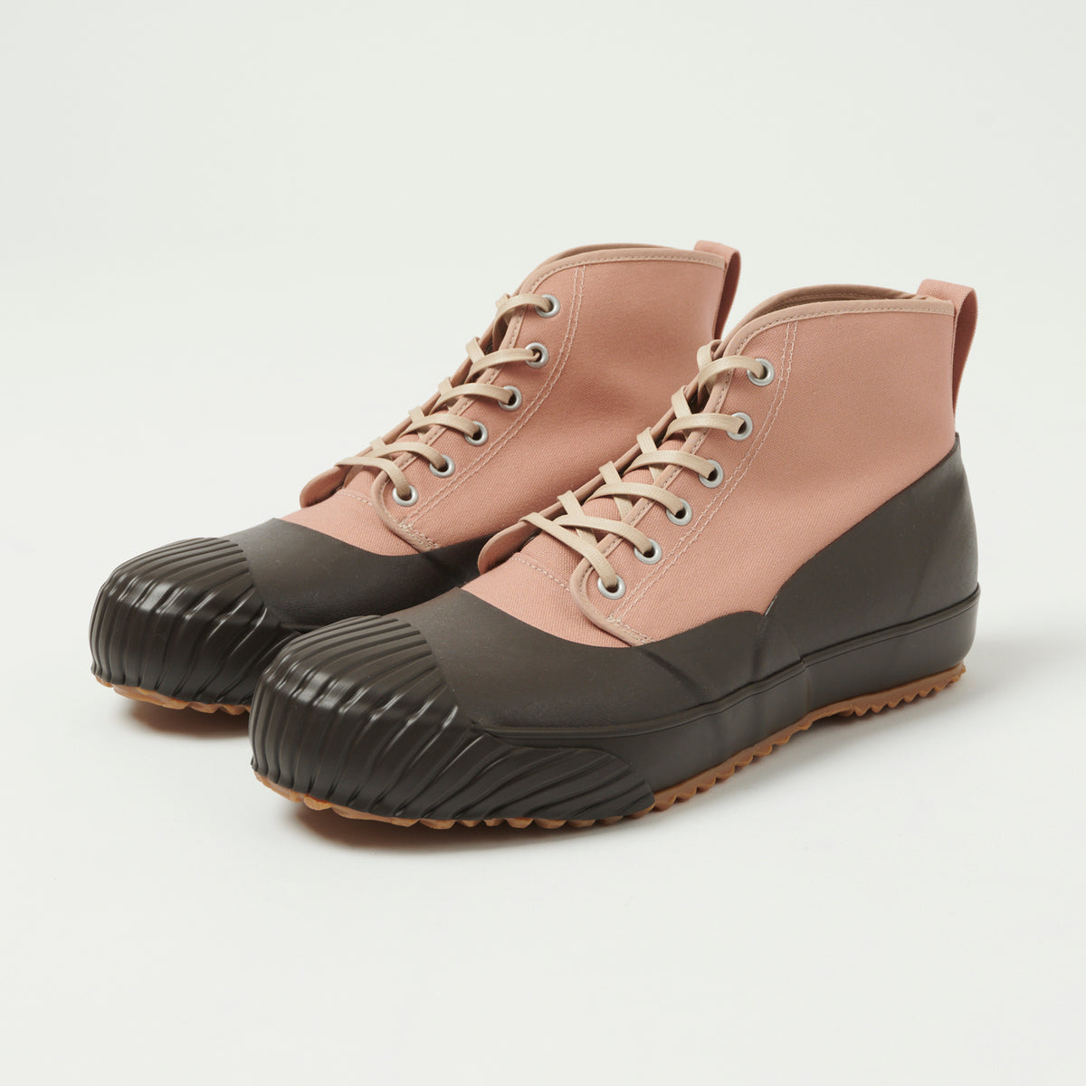 Moonstar 'Alweather' Rubber Covered Hi-Top Sneaker - Coral