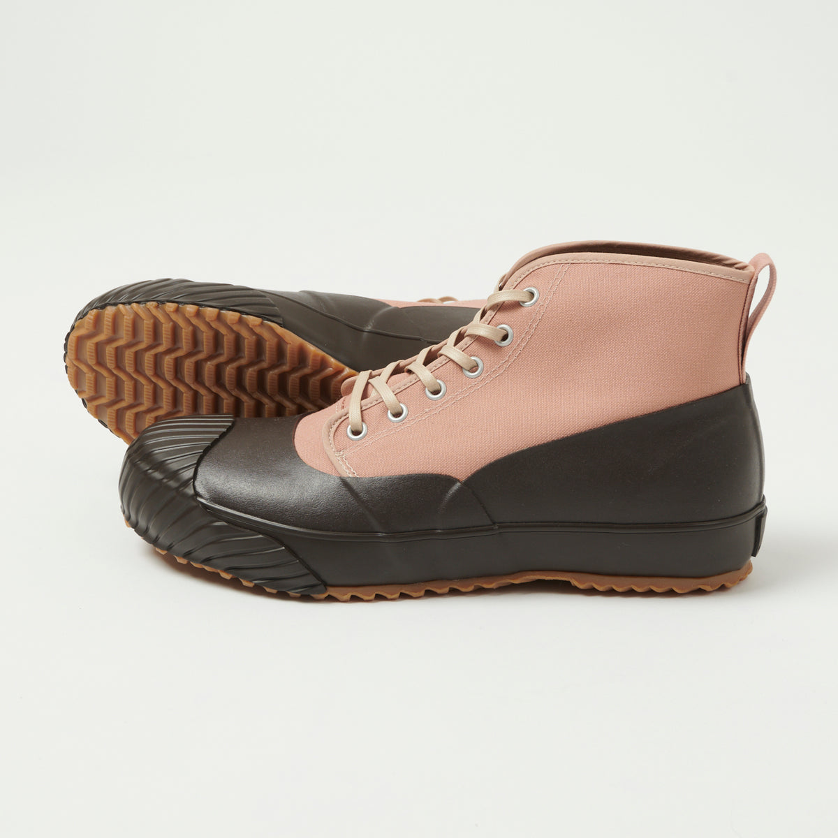 Moonstar 'Alweather' Rubber Covered Hi-Top Sneaker - Coral