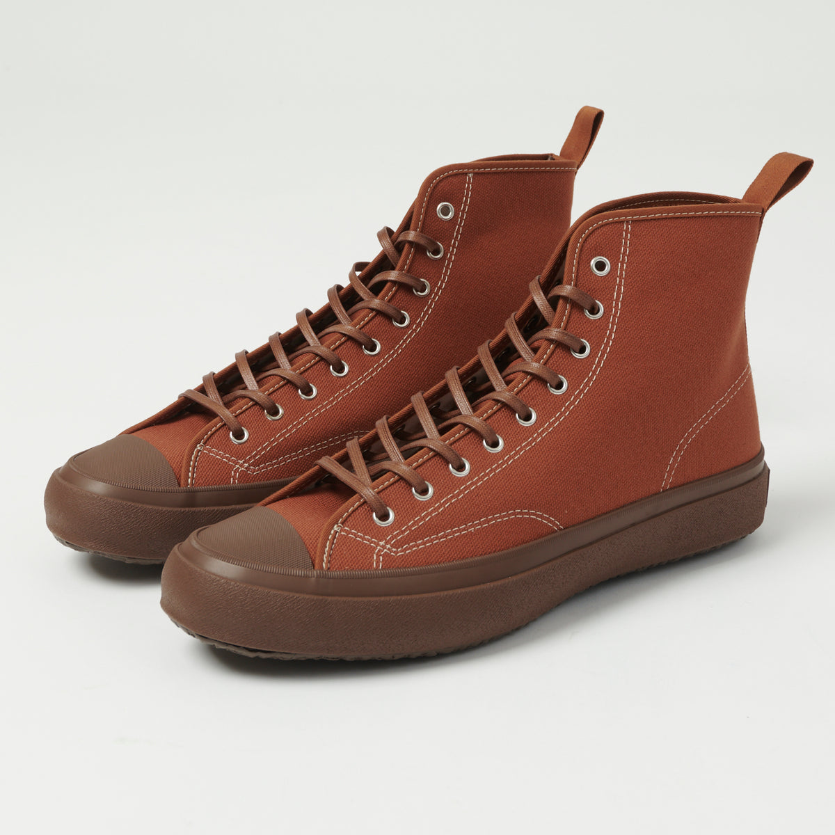 Moonstar 'Hibasket' Rubber Sole Hi-Top Sneaker - Brown