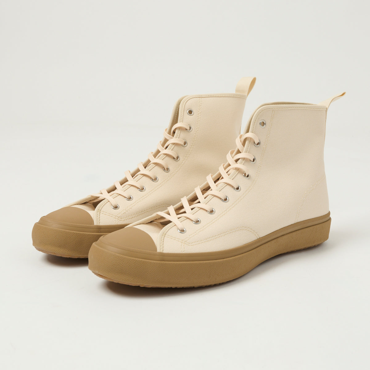 Moonstar 'Hibasket' Rubber Sole Hi-Top Sneaker - Natural
