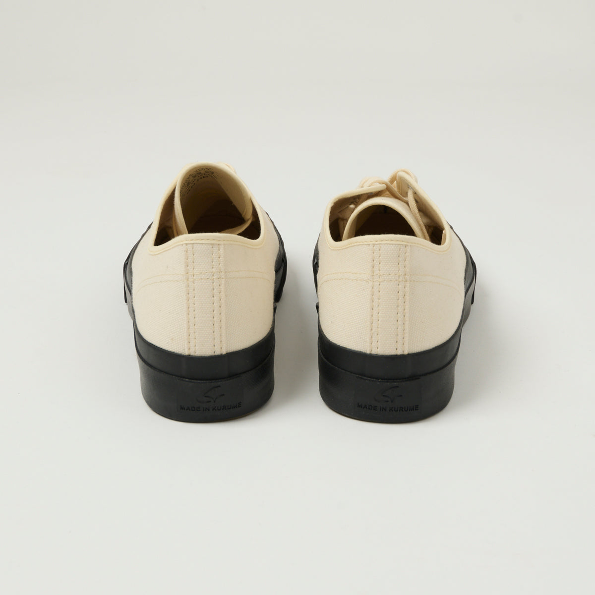 Moonstar 'Low Trainer' Rubber Sole Canvas Sneaker - Natural/Black