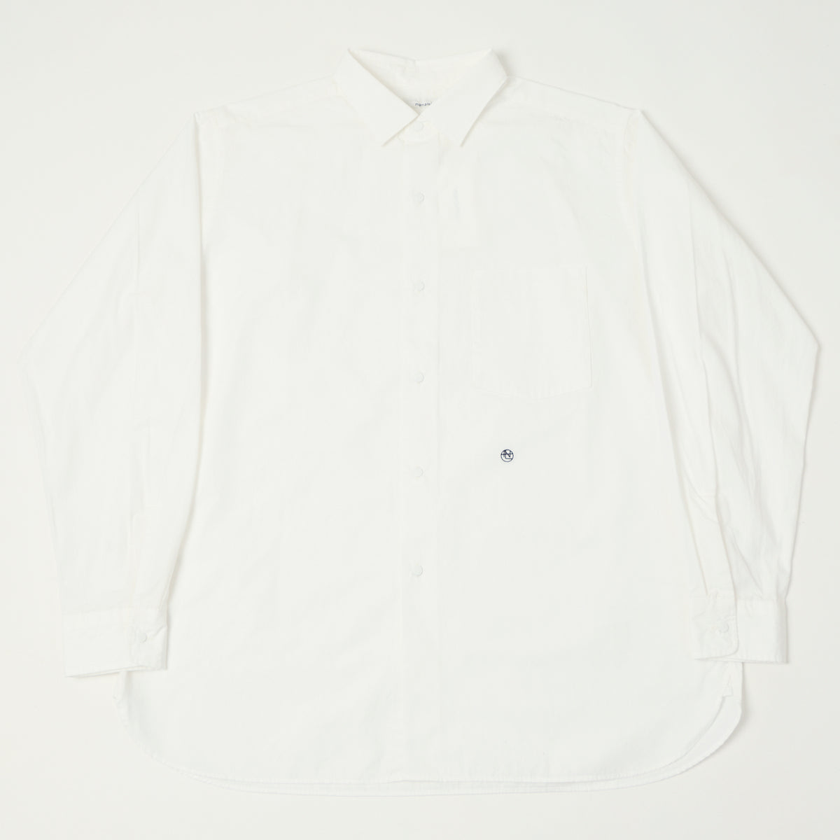 Nanamica Button Up Wind Shirt - Off White