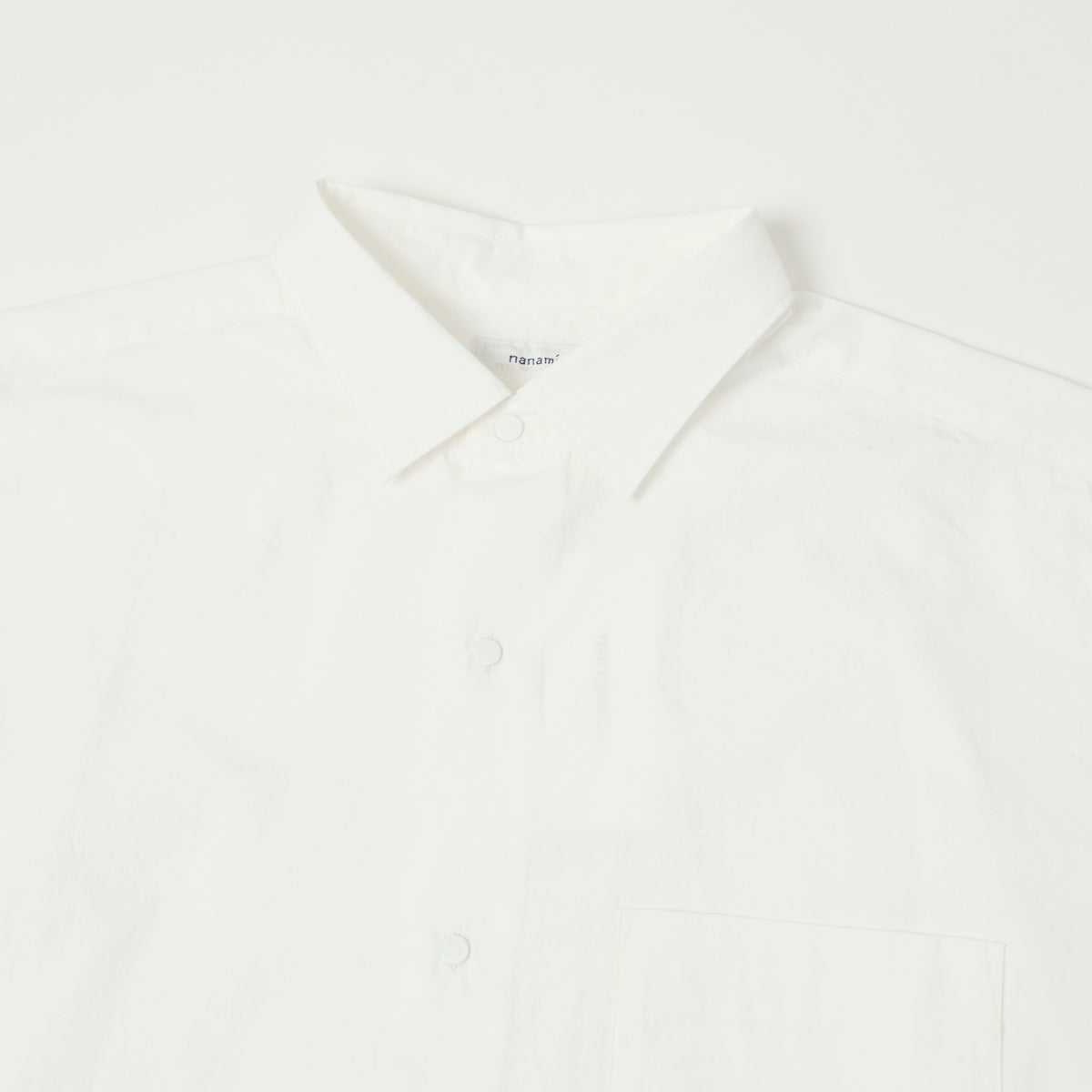 Nanamica Button Up Wind Shirt - Off White