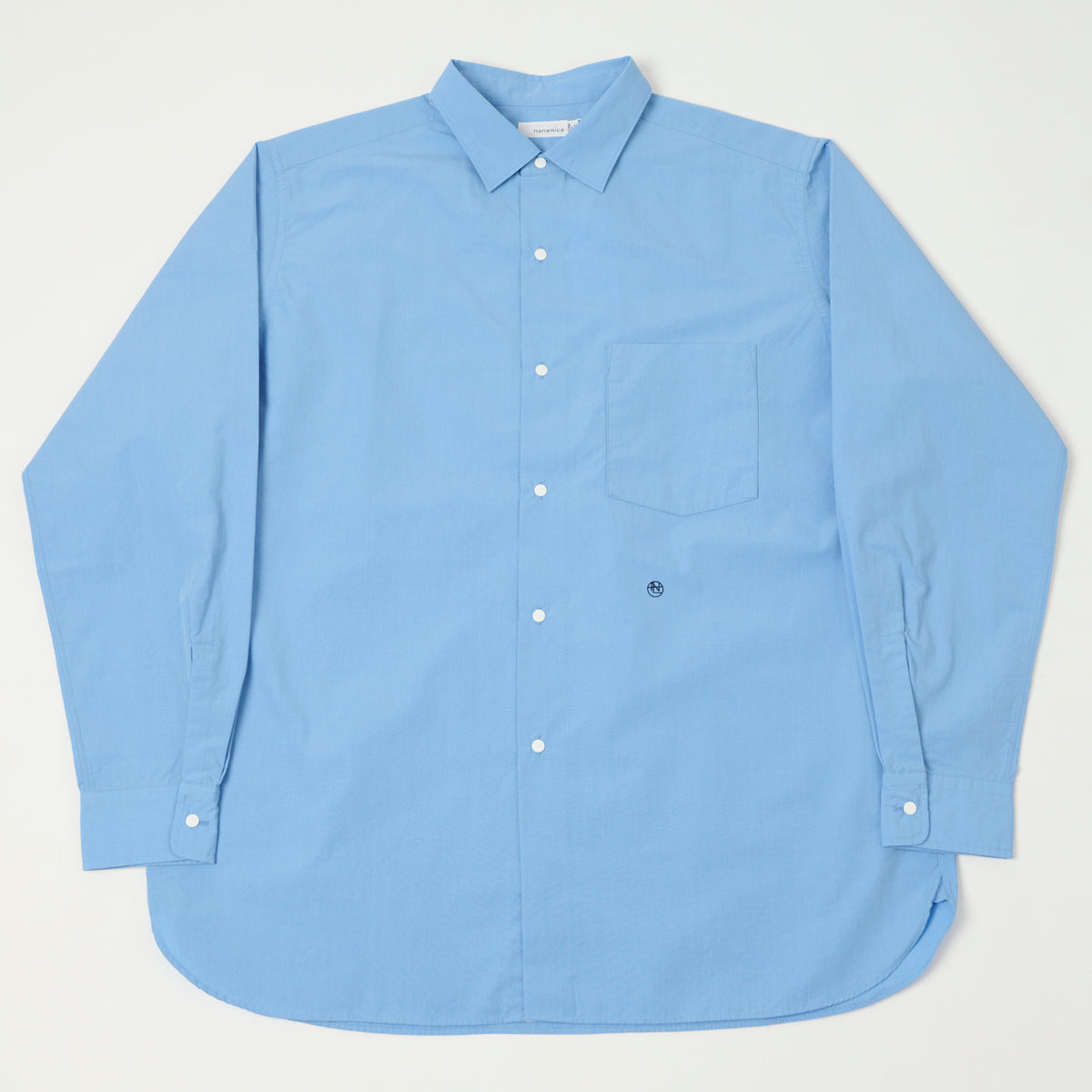 Nanamica Button Up Wind Shirt - Sax