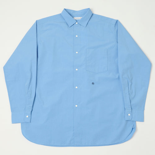 Nanamica Button Up Wind Shirt - Sax
