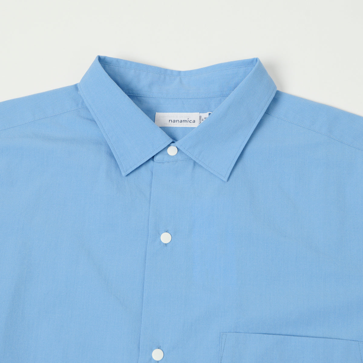 Nanamica Button Up Wind Shirt - Sax