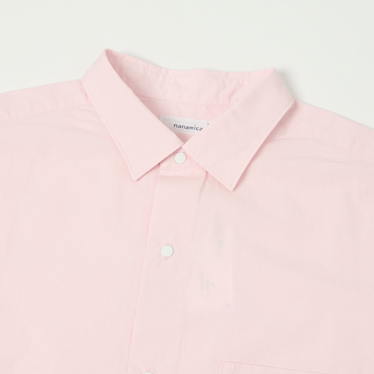 Nanamica Button Up Wind Shirt - Pink