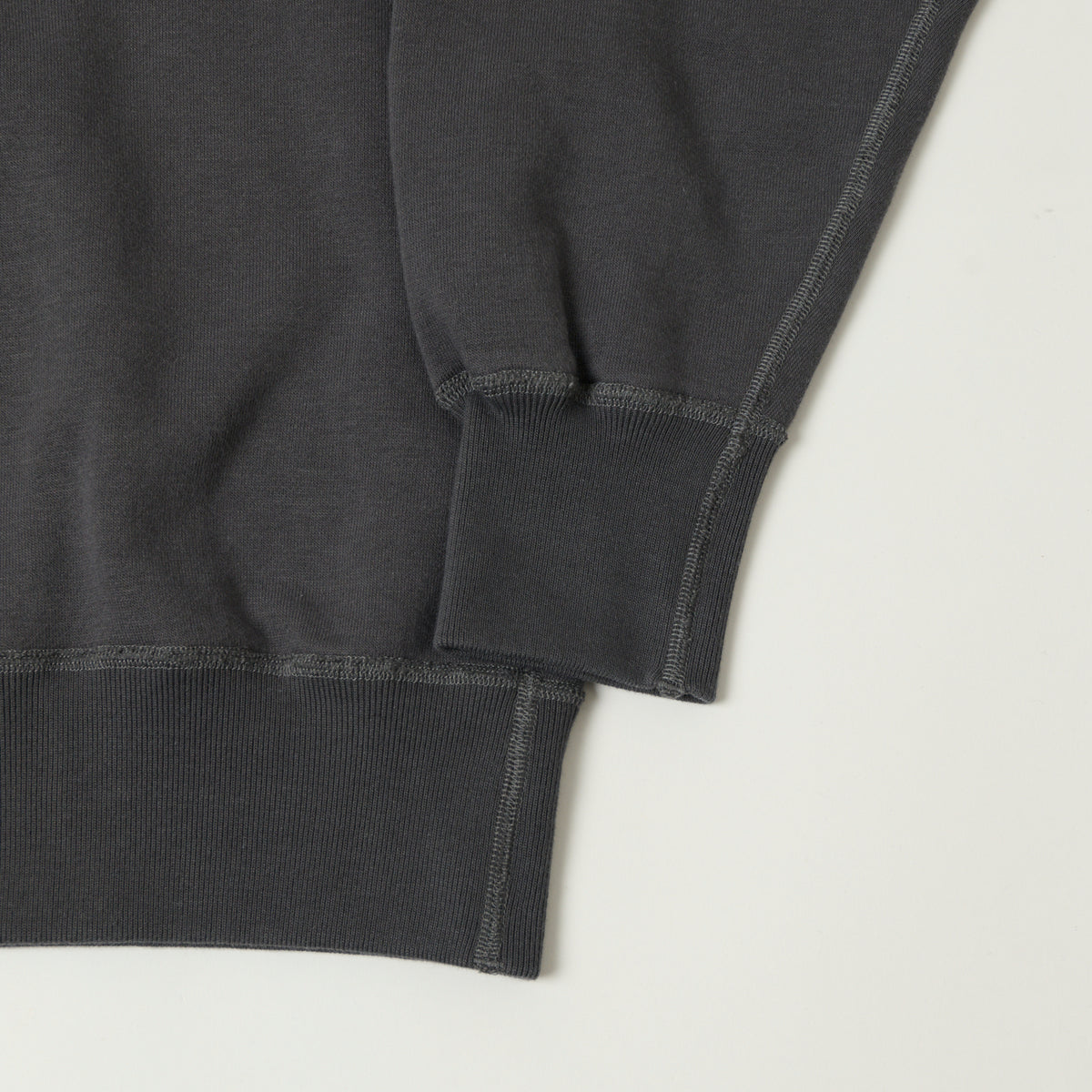 Nanamica Reversible Half Zip Sweatshirt - Charcoal Gray