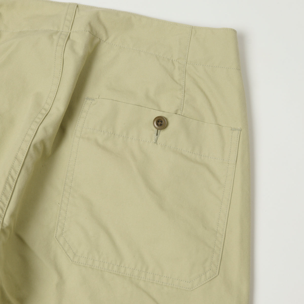 Nanamica Side Belt Wide Pants - Light Green