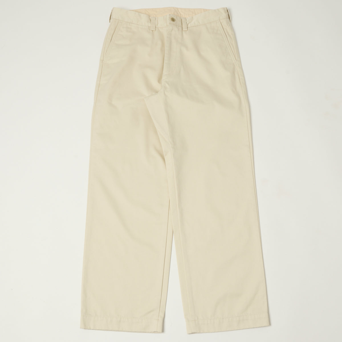 Nanamica Wide Straight Chino Pants - Dry Sand