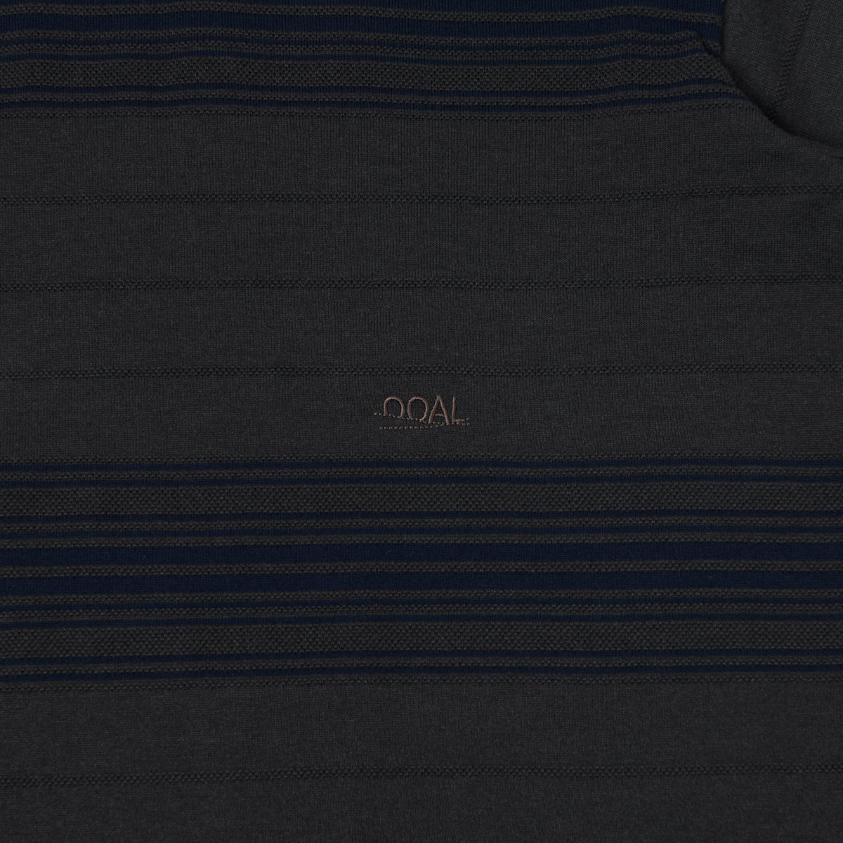Nanamica Classic Striped T-Shirt - Charcoal