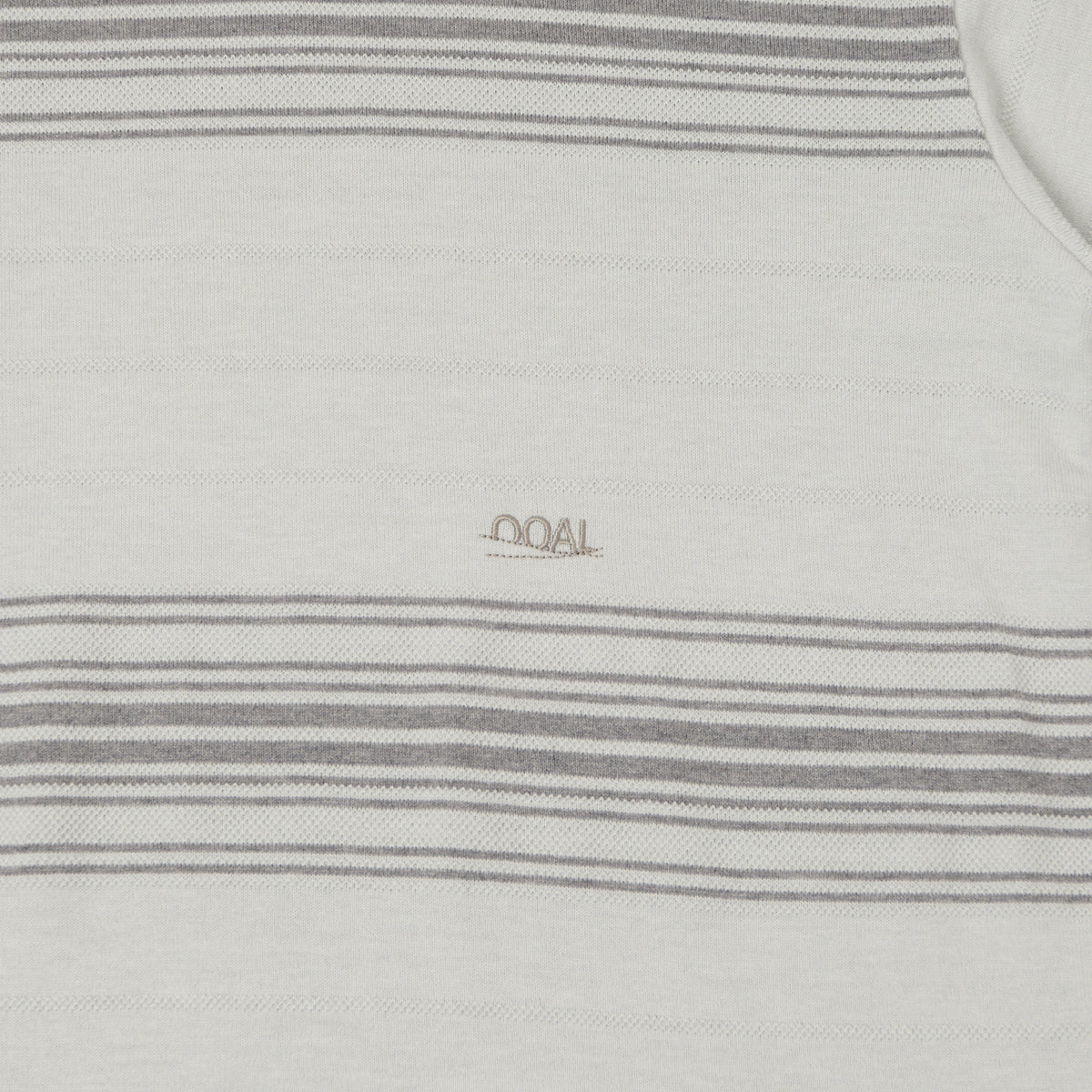 Nanamica Classic Striped T-Shirt - Light Grey