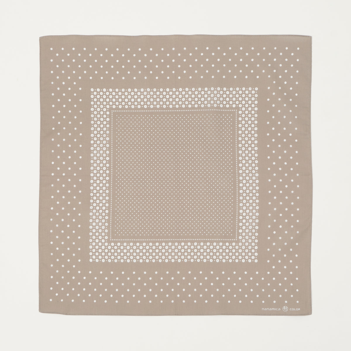 Nanamica Dot Pattern Bandana - Grey