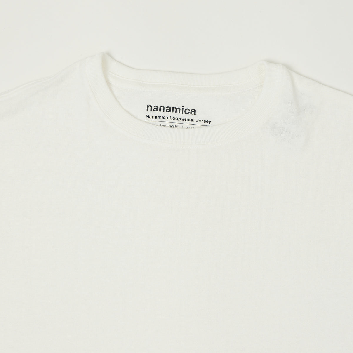 Nanamica Loopwheel Coolmax Jersey T-Shirt - White