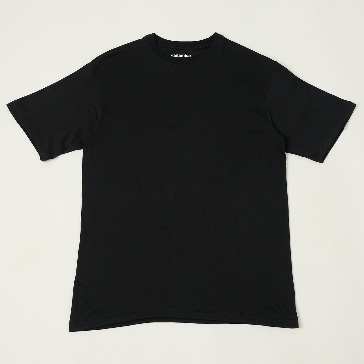 Nanamica Loopwheel Coolmax Jersey T-Shirt - Black