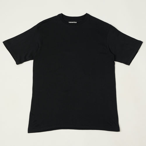 Nanamica Loopwheel Coolmax Jersey T-Shirt - Black