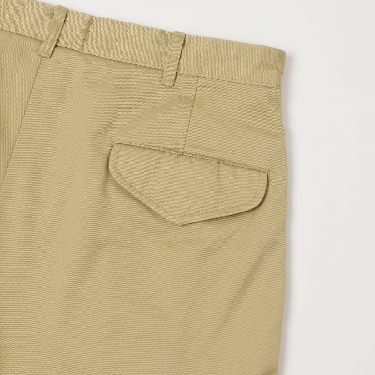 Nanamica Pleated Chino Shorts - Khaki