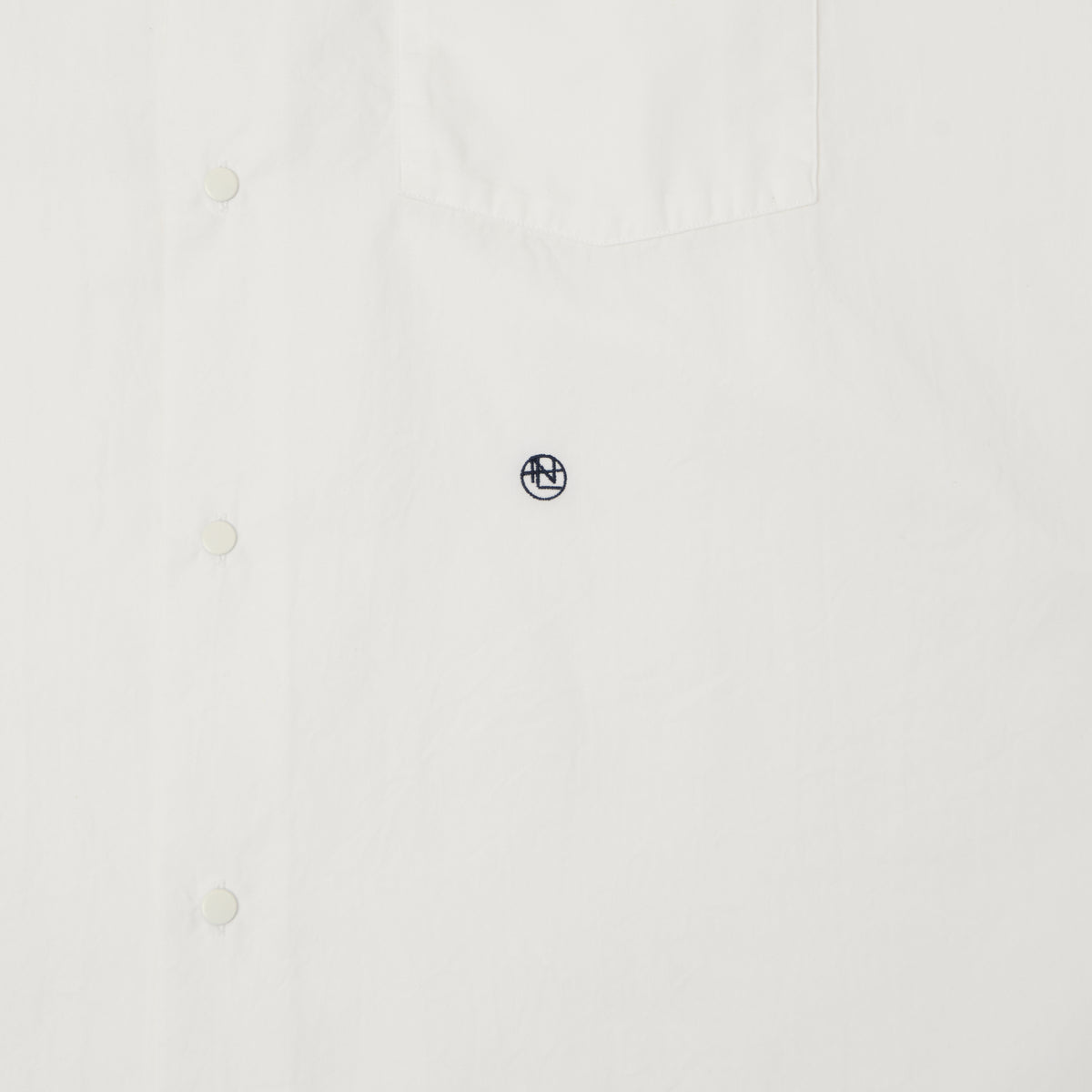 Nanamica Short Sleeve Wind Shirt - Off White