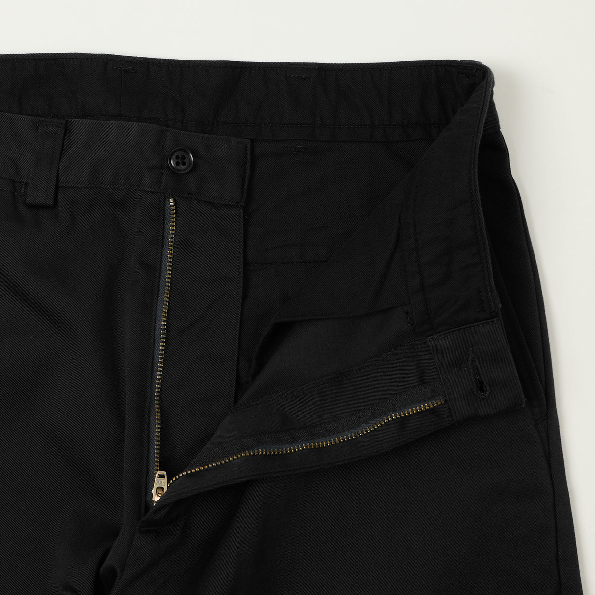 Nanamica Wide Straight Chino Pants - Black