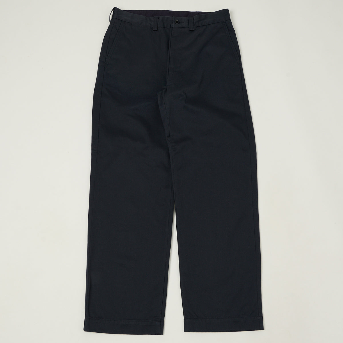 Nanamica Wide Straight Chino Pants - Navy