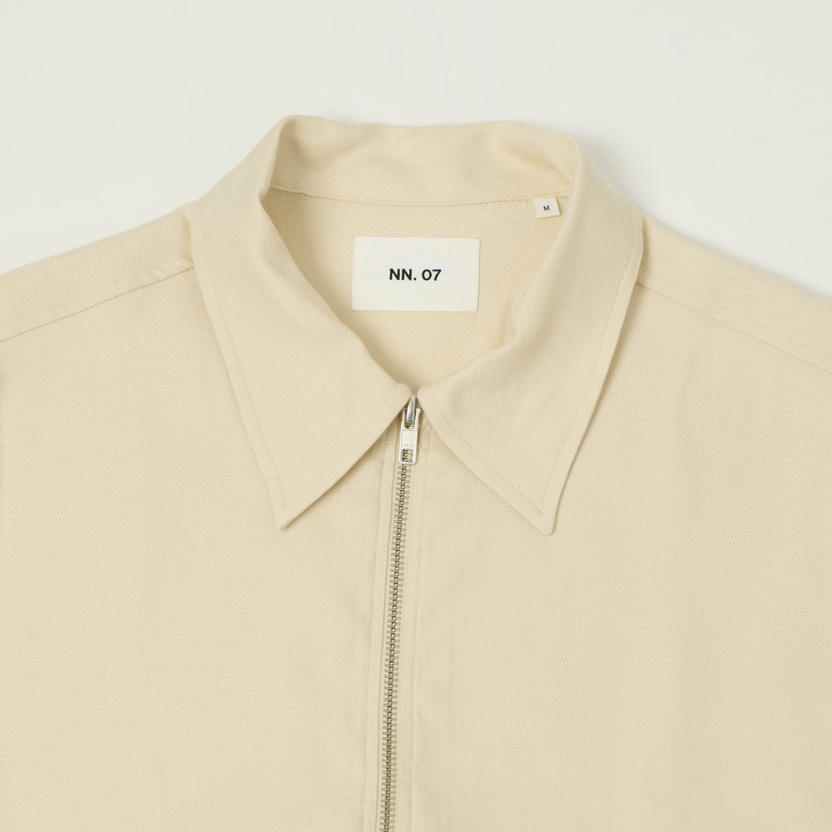 NN07 'Bruno' Half Zip Polo Shirt - Ivory