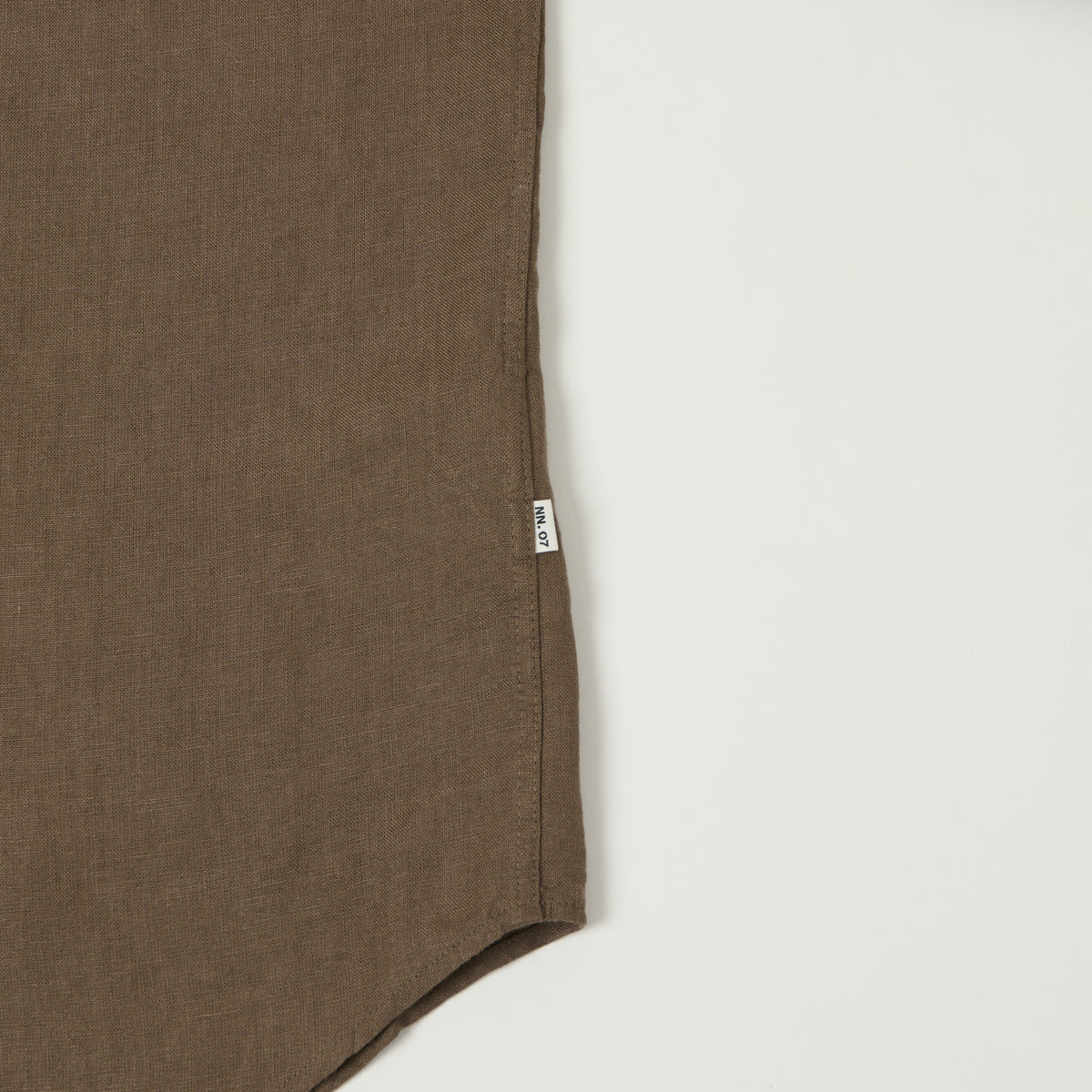 NN07 'Enzo' Classic Linen Shirt - Mable Husk
