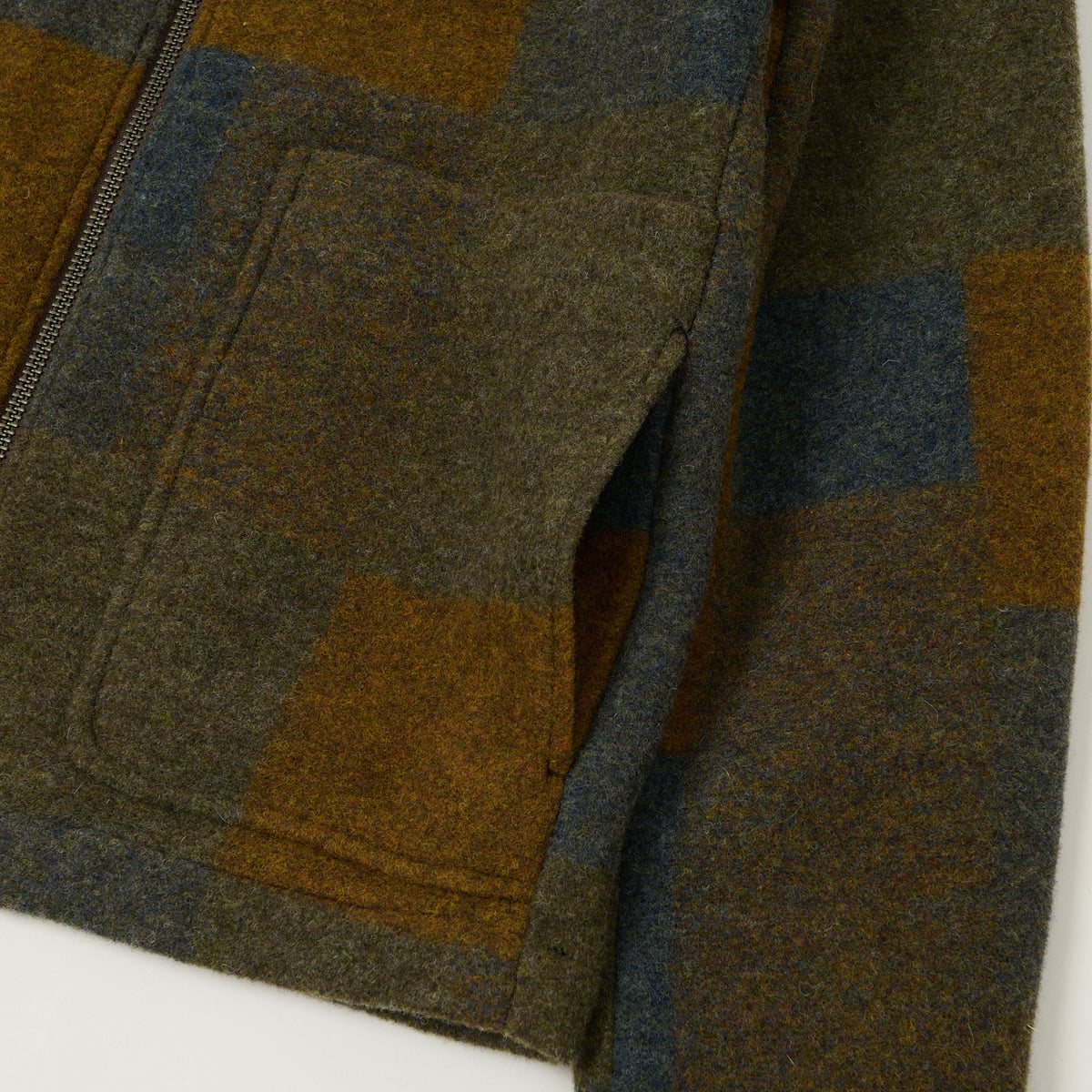 NN07 'Gael' Wool Jacket - Brown Check