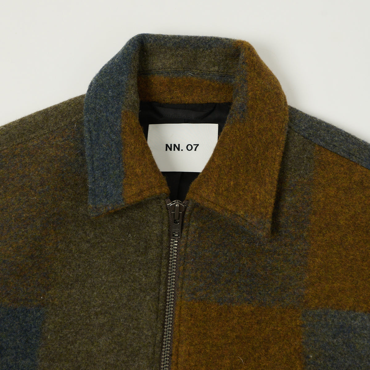 NN07 'Gael' Wool Jacket - Brown Check