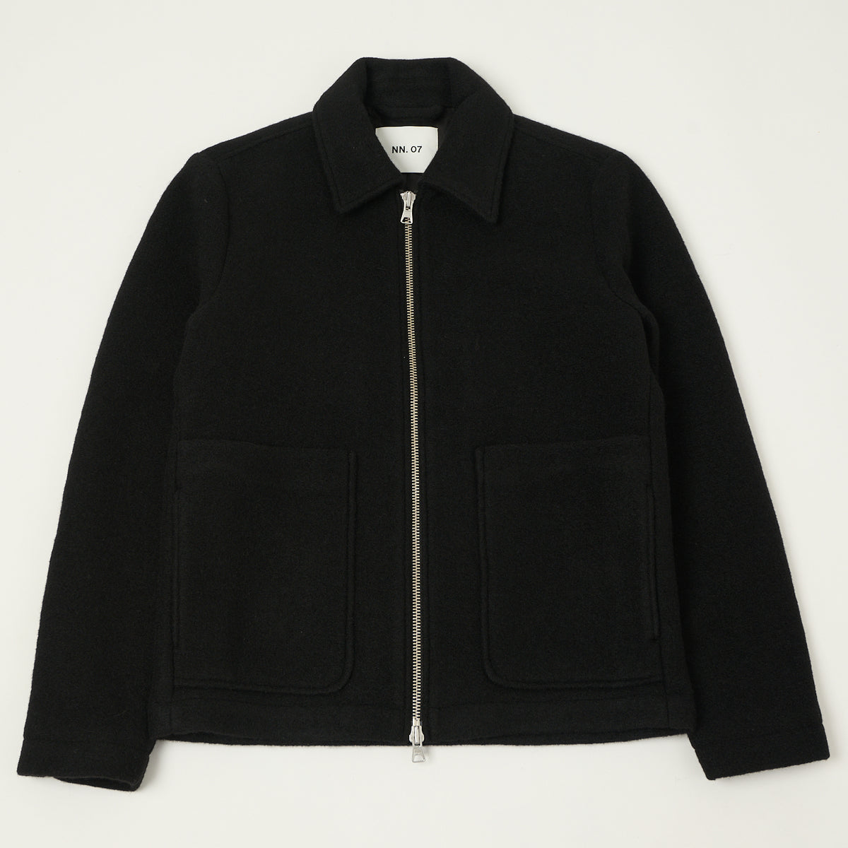 NN07 'Gael' Wool Jacket - Black