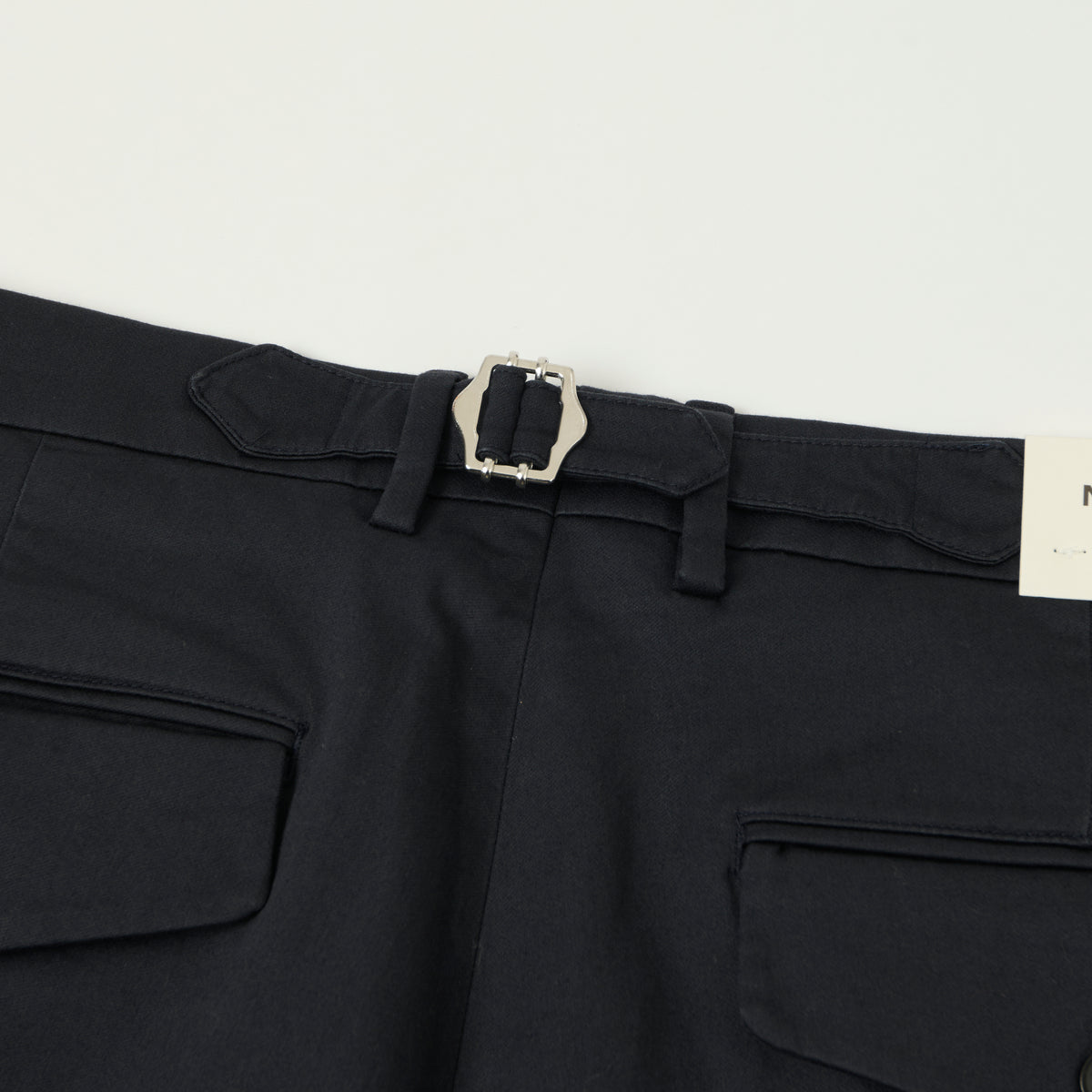 NN07 'Justin' Wide Leg Pleated Trouser - Dark Navy