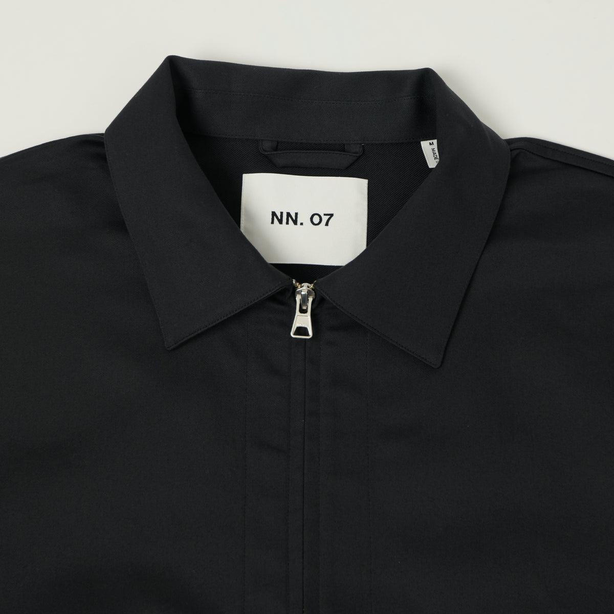 NN07 'Petrus' Sateen Sports Jacket - Black