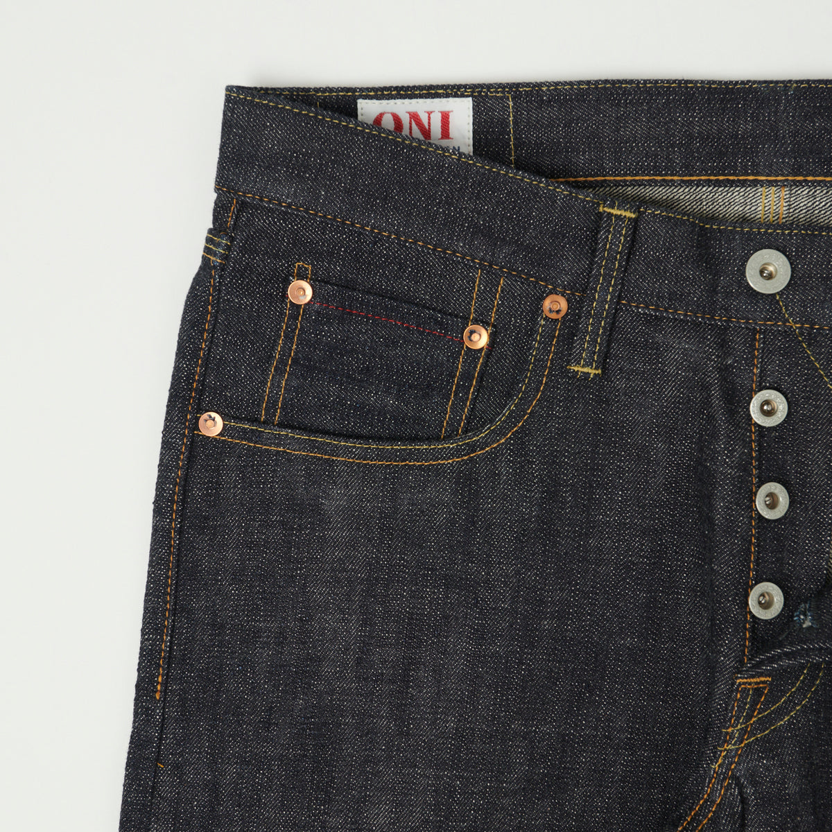ONI Denim 417 14oz Slim Straight Jean - Raw