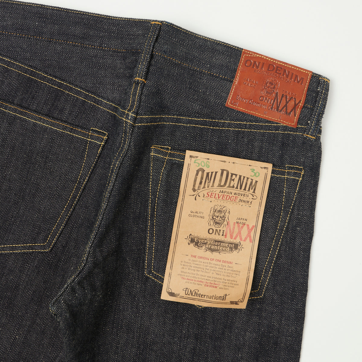 ONI Denim 506NXX 17oz Low Tension Slim Tapered Jean - Raw