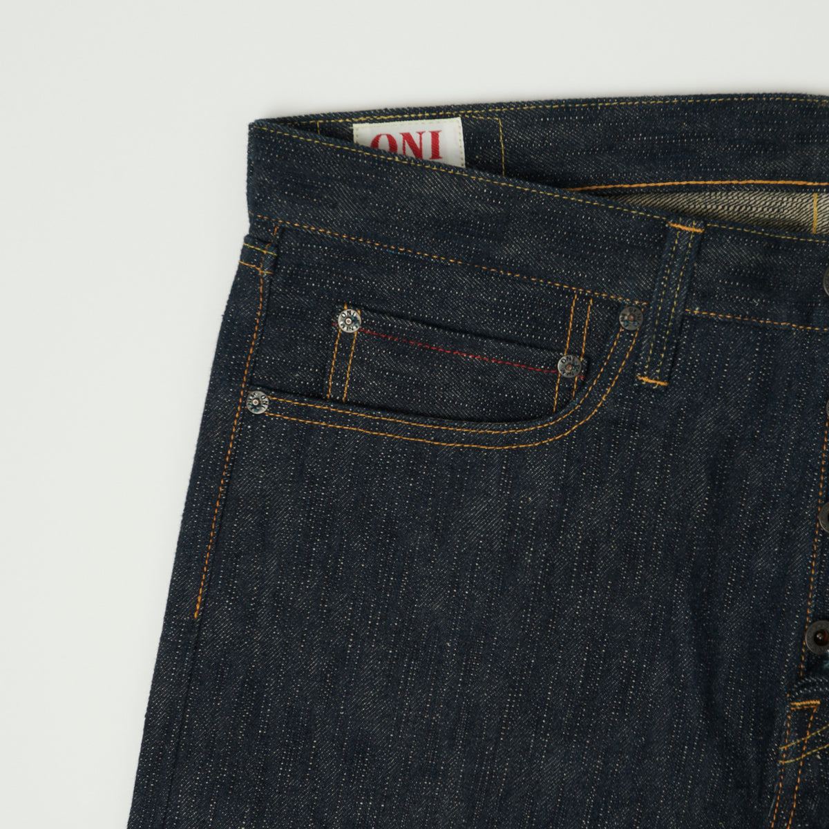 ONI Denim 676 Green Cast Kihannen 16oz Slim Tapered Jean - Raw
