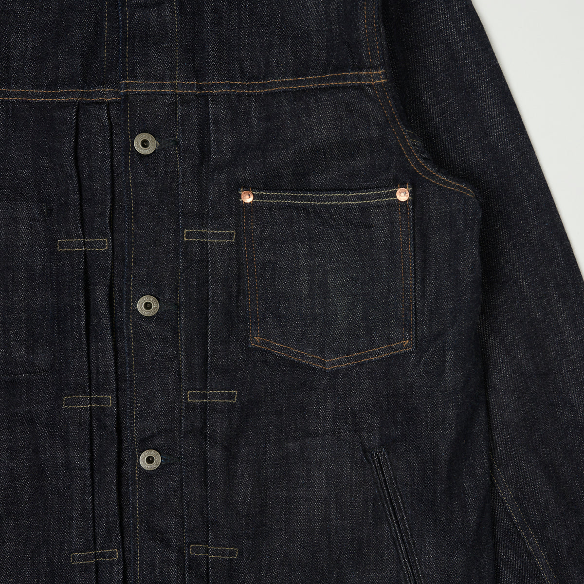 ONI Denim 03128 12oz Loose Weave Denim Coverall Jacket