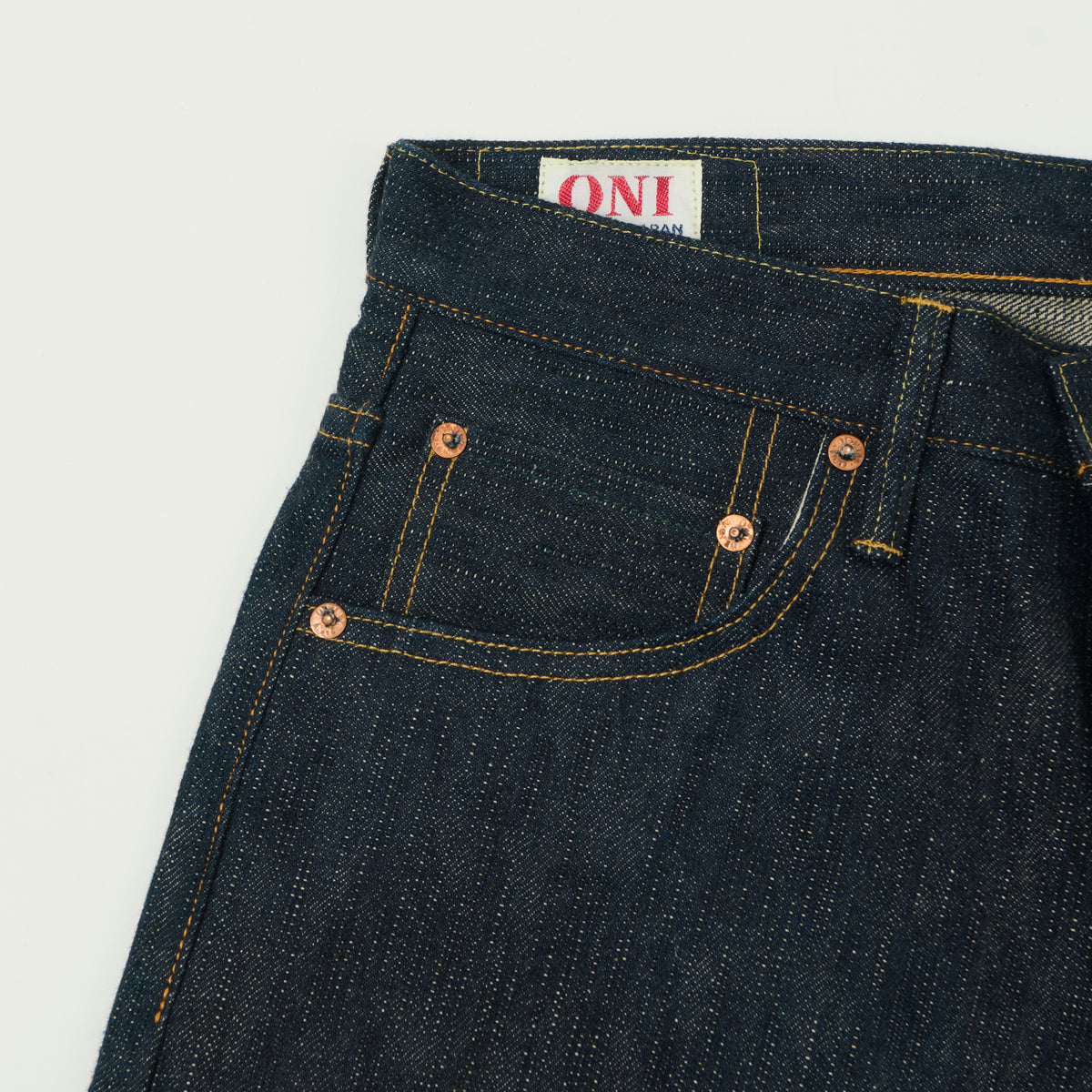 ONI Denim 902 GCKHN 16oz Green Kihannen Regular Tapered Jean - One Wash