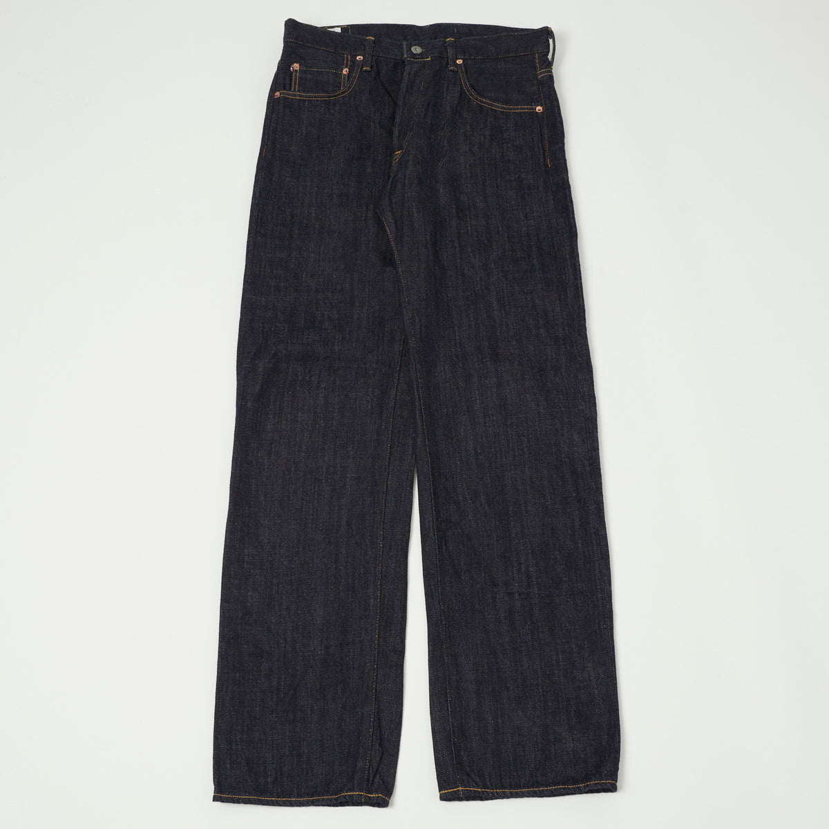 ONI Denim 022-Kiraku 12oz Wide Straight Jean - One Wash