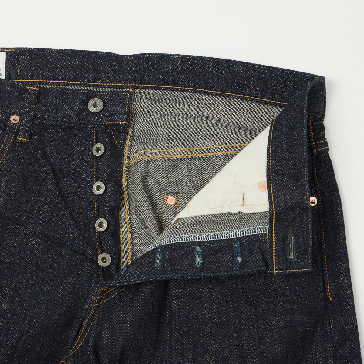 ONI Denim 022-Kiraku 12oz Wide Straight Jean - One Wash