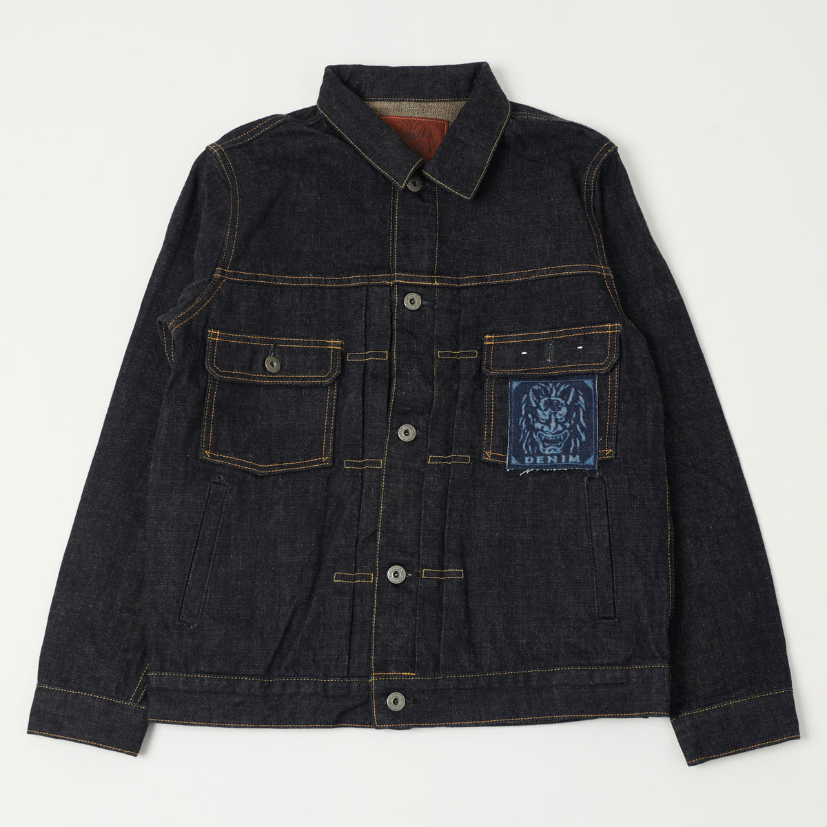 ONI Denim 02516P-14KBE Type II Denim Jacket - Rinsed