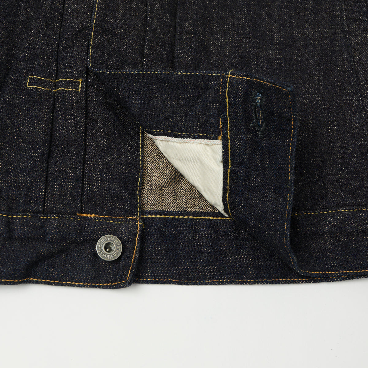 ONI Denim 02516P-14KBE Type II Denim Jacket - Rinsed