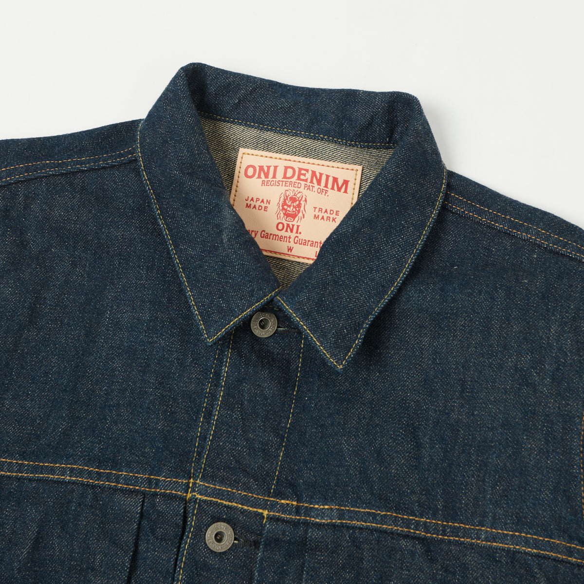 ONI Denim 02517 Ishikawadai 15oz  Type-II Denim Jacket - One Wash