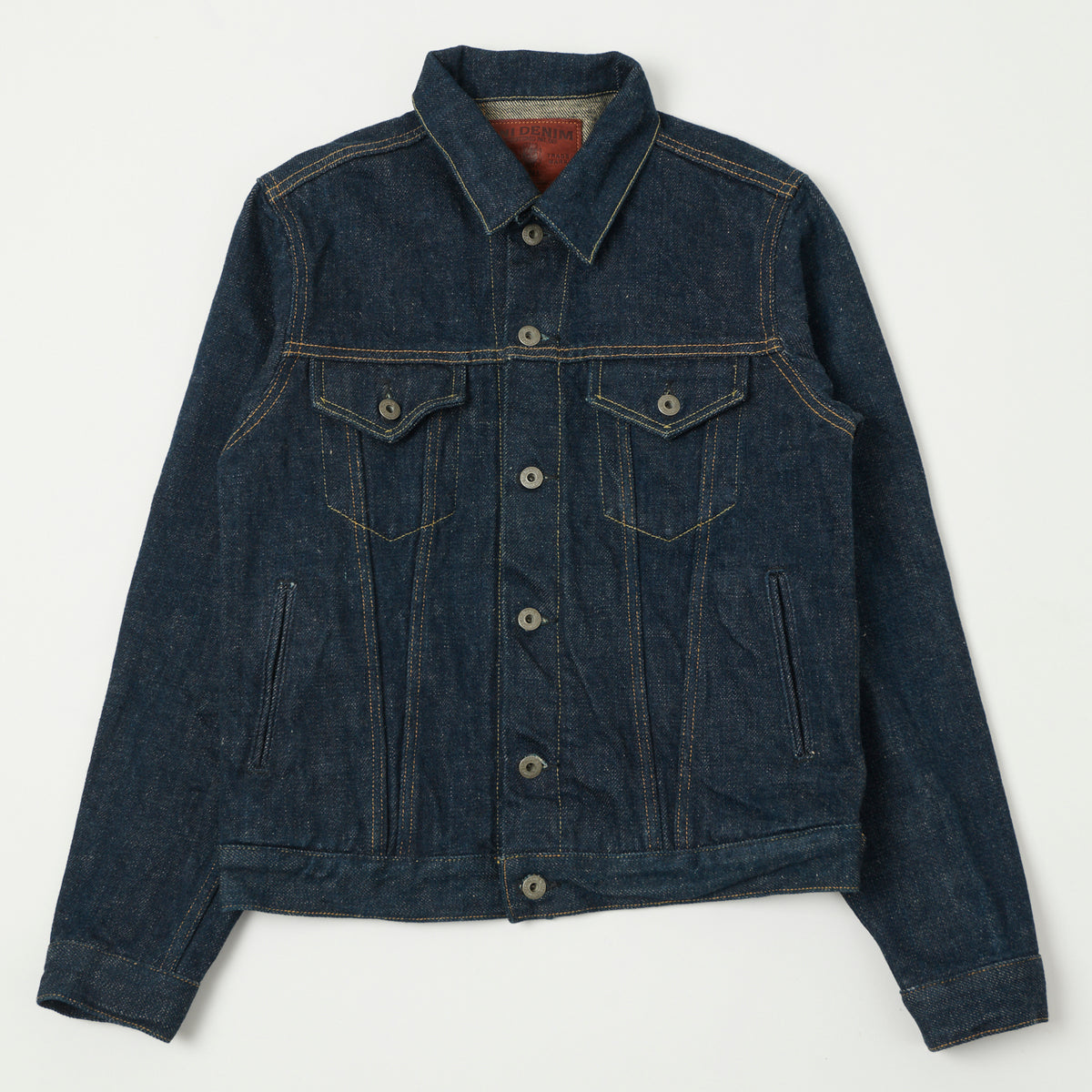 ONI Denim 02527P-KABEG 'Secret Denim Kabuki Beige' Type-III Pocket Denim Jacket - Rinsed