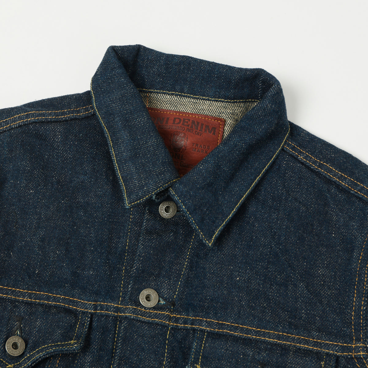 ONI Denim 02527P-KABEG 'Secret Denim Kabuki Beige' Type-III Pocket Denim Jacket - Rinsed