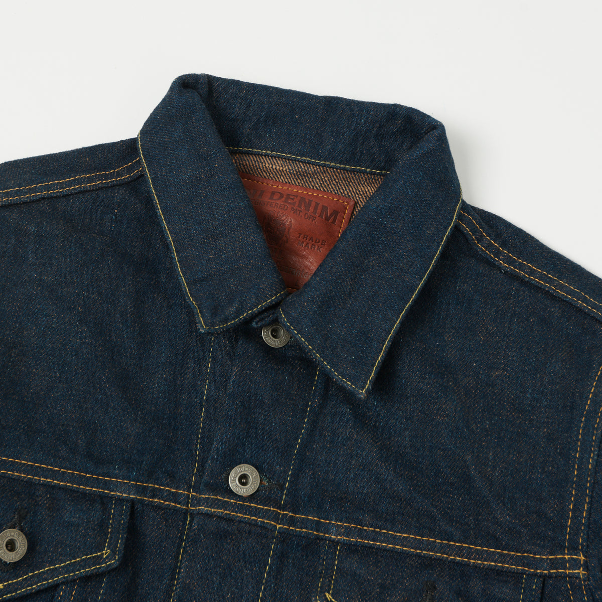 ONI Denim 02527P-KAKBR 'Secret Denim Kikishibu Brown' Type III Pocket Denim Jacket - Rinsed