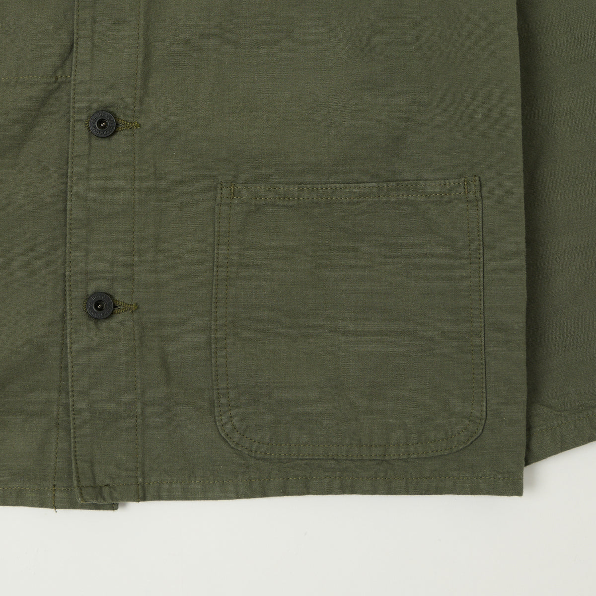 ONI Denim 03500-8GG 8oz 'Beta Chambray' Coverall Jacket - Green Grey